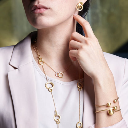 Orecchini Marco Bicego Jaipur Link & Diamond OB938 Y