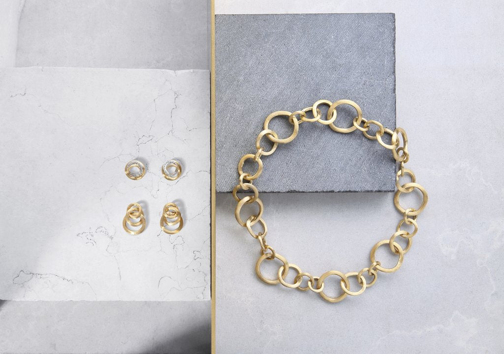 Orecchini Marco Bicego Jaipur Link & Diamond OB938 Y