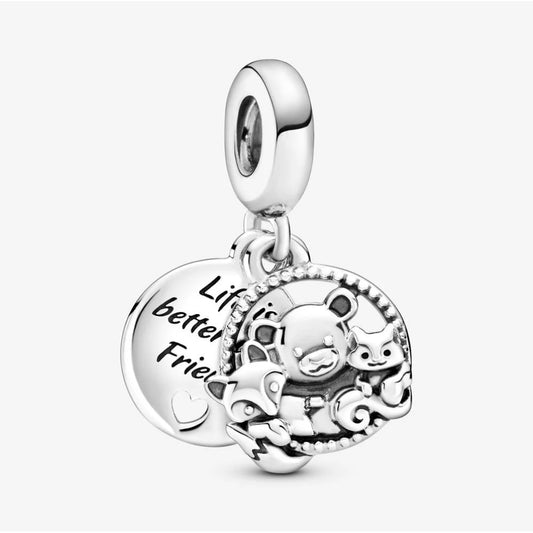 Charm Pendente Pandora Orso, Volpe e Scoiattolo 799078C00