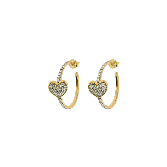 Orecchini Rue Des Mille a Cerchio Cuore ORZ-004-CUO
