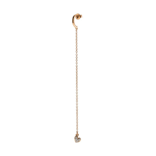 Orecchini Mono Rue Des Mille Cuore 10 cm ORZ-FA CAT CUO