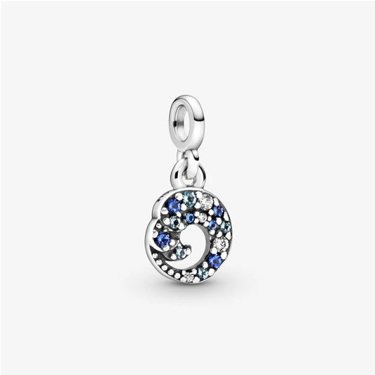 Mini Charm Pandora Pendente La mia Onda dell’Oceano Blu 799010C01