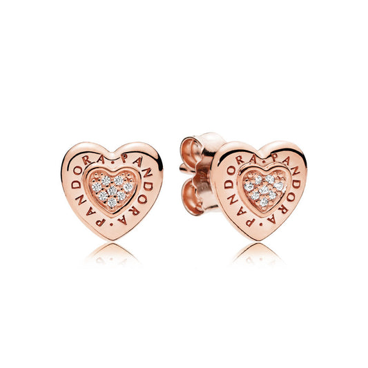 Pandora Forever Heart Earrings 287382cz