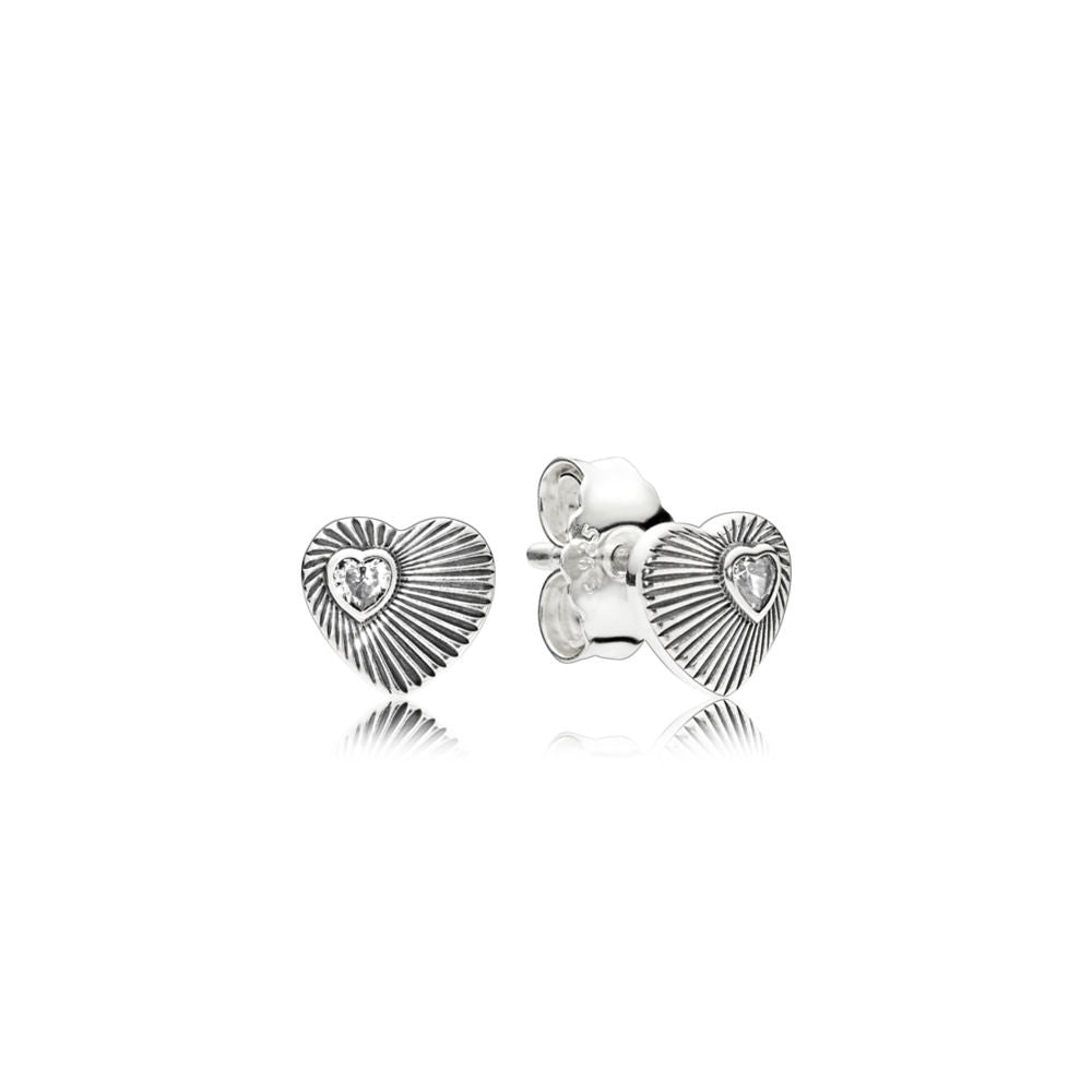 Orecchini Pandora Ventagli Vintage A Cuore 297298CZ