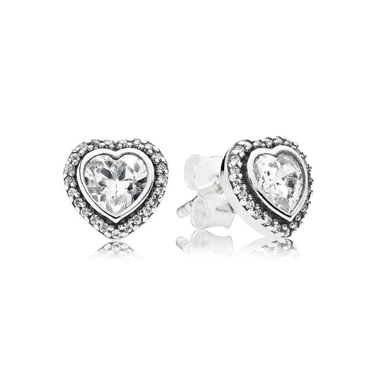 Pandora Sparkling Love Stud Earrings 290568CZ