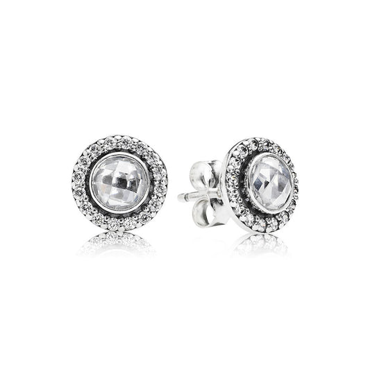 Orecchini Pandora A Lobo Con Zirconia Cubica 290553CZ