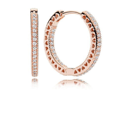 Pandora Heart Earrings 286318cz