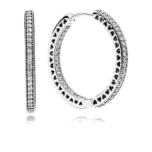 Pandora Heart Earrings 296319cz