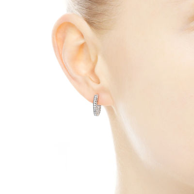 Orecchini Pandora a Cerchio Cuori con Pavè 296317CZ