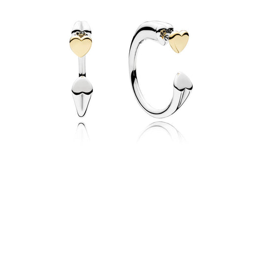 Pandora Two Hearts Earrings 296576