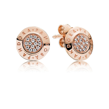 Pandora Logo Earrings 280559CZ
