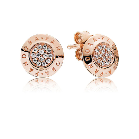 Pandora Logo Earrings 280559CZ