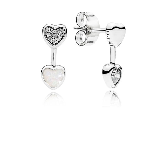 Pandora Love Hearts Dangle Earrings 290750CZ