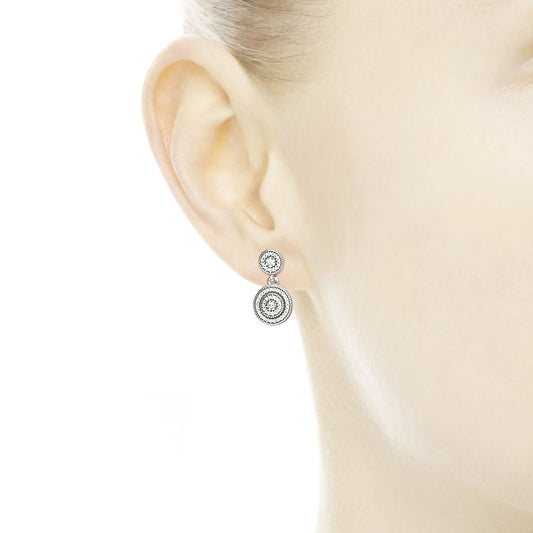 Orecchini Pandora Pendenti Eleganza Luminosa 290688CZ