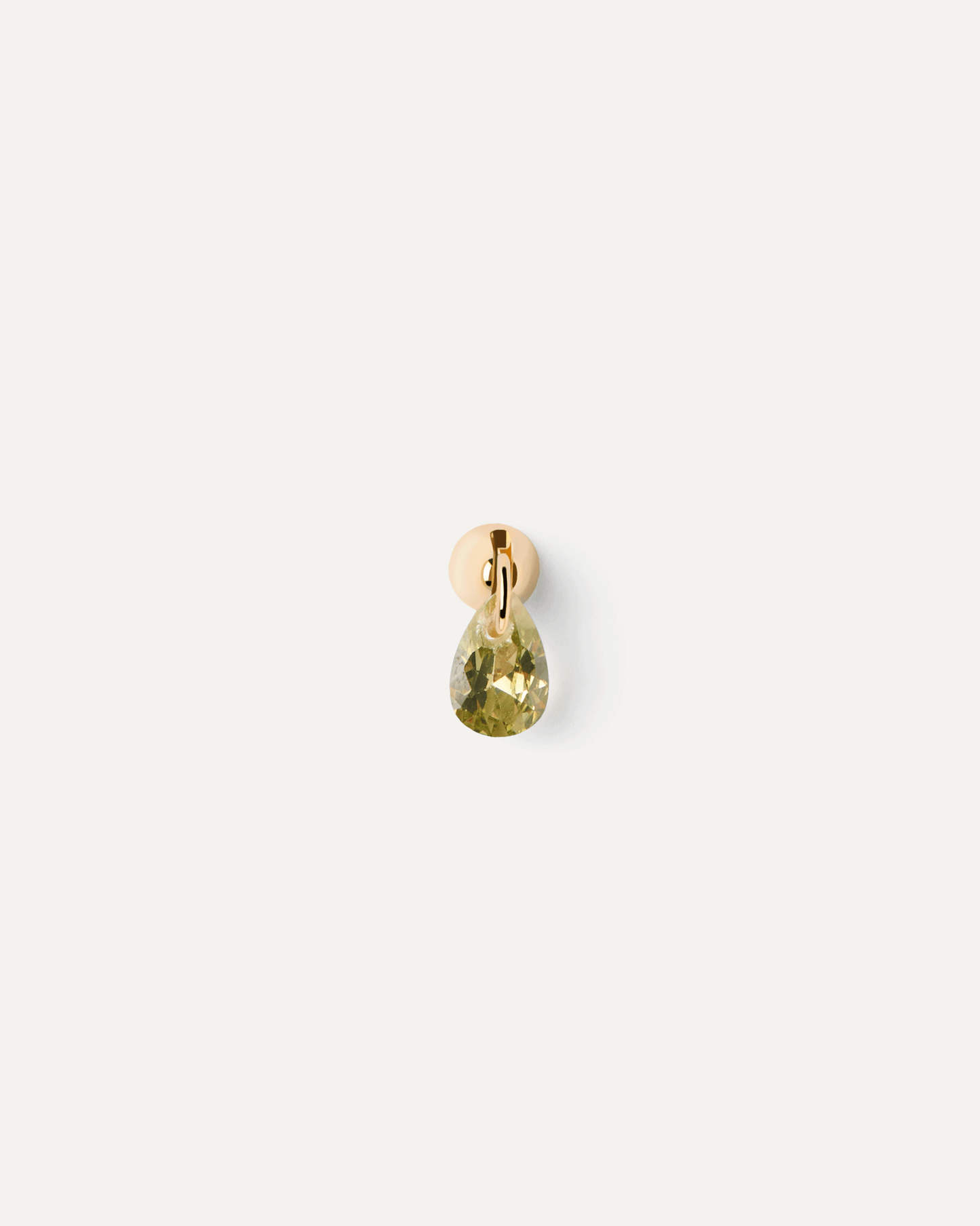 Piercing PD PAOLA Lily Green Single Hoop Earring PG01-203-U