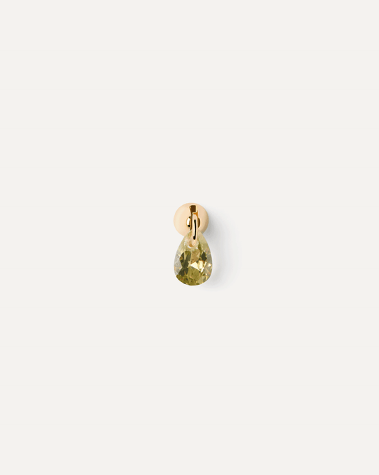 Piercing PD PAOLA Lily Green Single Hoop Earring PG01-203-U