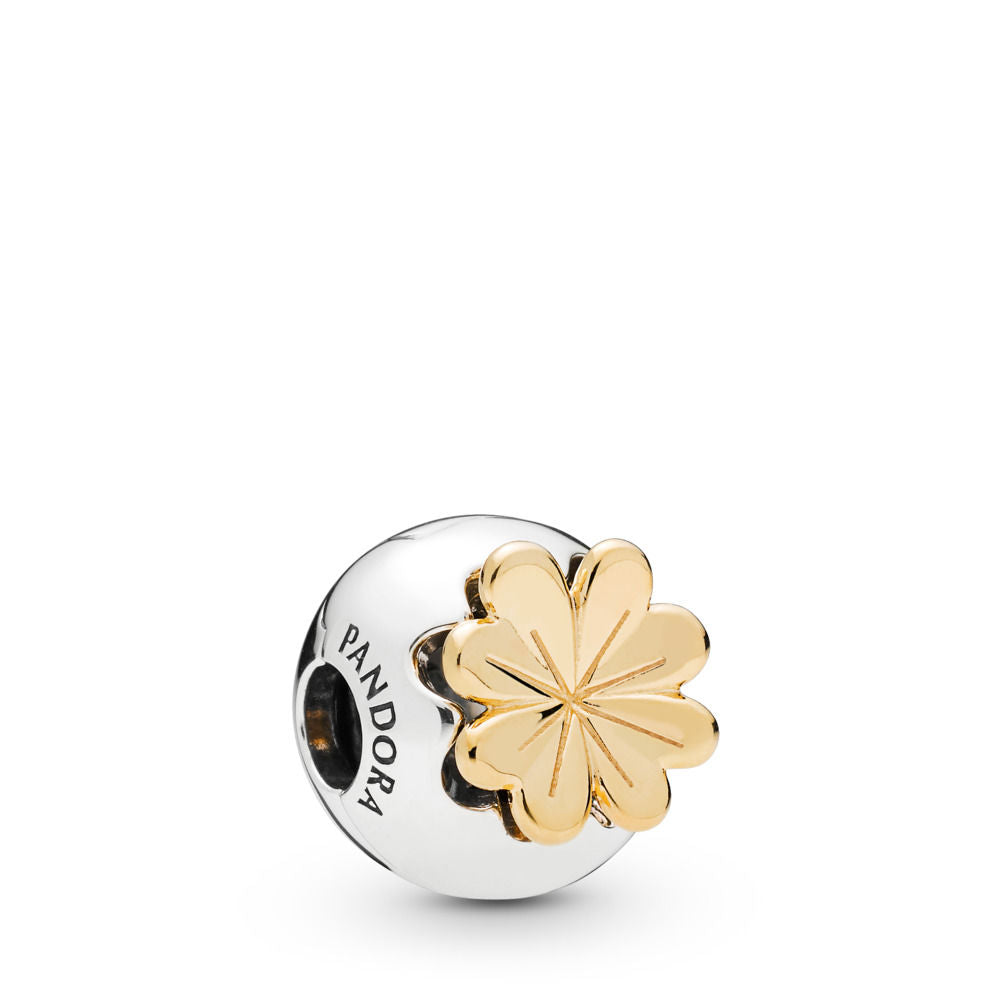 Pandora Clip Precious Four-Leaf Clover 768000CZ