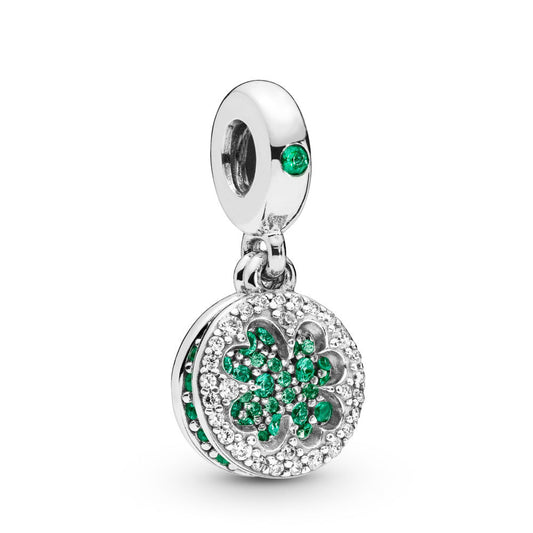 Charm Pendente Pandora Quadrifoglio Scintillante 797906NRGMX