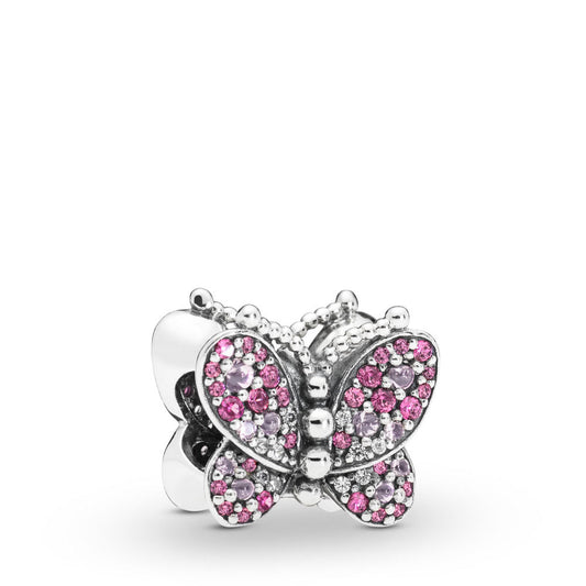 Charm Pandora Farfalla Rosa Scintillante 797882NCCMX