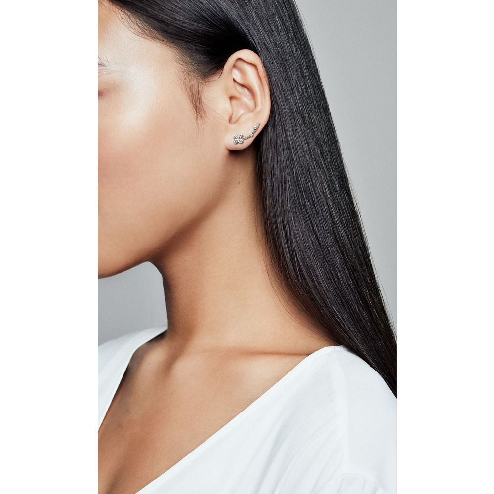 Pandora Luminous Flowers Stud Earrings 297936CZ