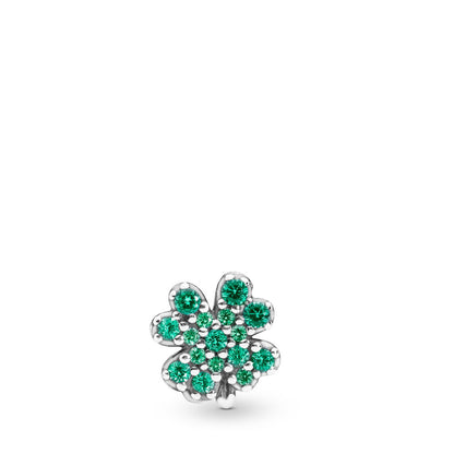 Pandora Petite Element Four-Leaf Clover Sparkling Green 797867NRG