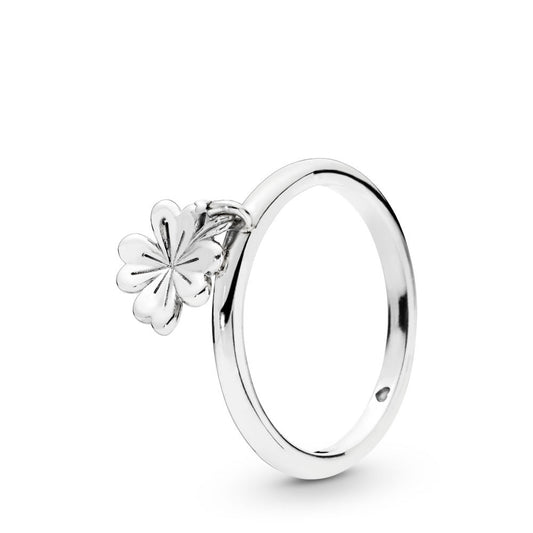 Pandora Four-Leaf Clover Lucky Charm Ring 197938