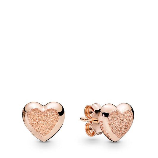 Orecchini Pandora a Lobo Cuori Romantico Splendore 287928