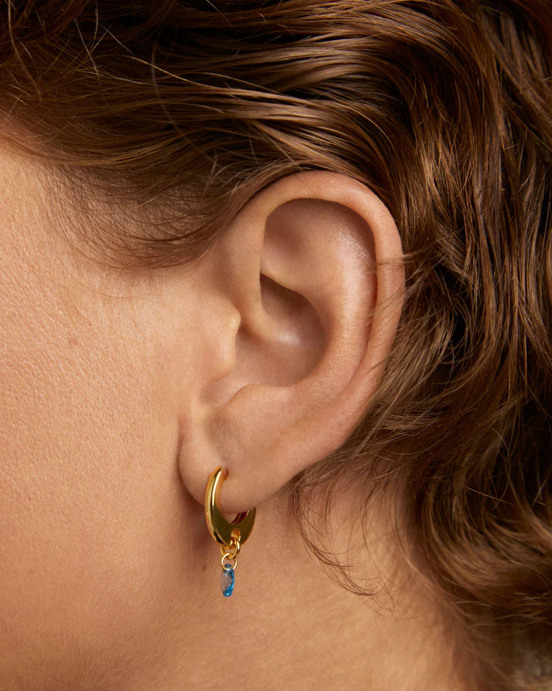 Orecchini PD PAOLA Lily Blue Hoop Earrings ARB1-894-U