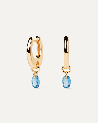Orecchini PD PAOLA Lily Blue Hoop Earrings ARB1-894-U
