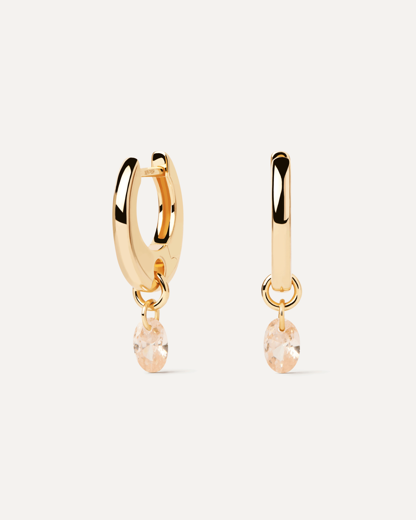 Orecchini PD PAOLA Lily Peach Hoop Earrings ARB1-893-U