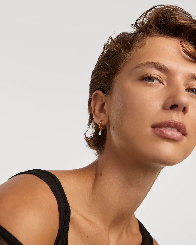 Orecchini PD PAOLA Lily Peach Hoop Earrings ARB1-893-U
