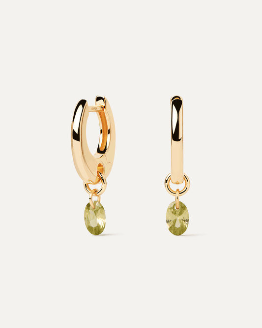Orecchini PD PAOLA Lily Green Hoop Earrings ARB1-891-U