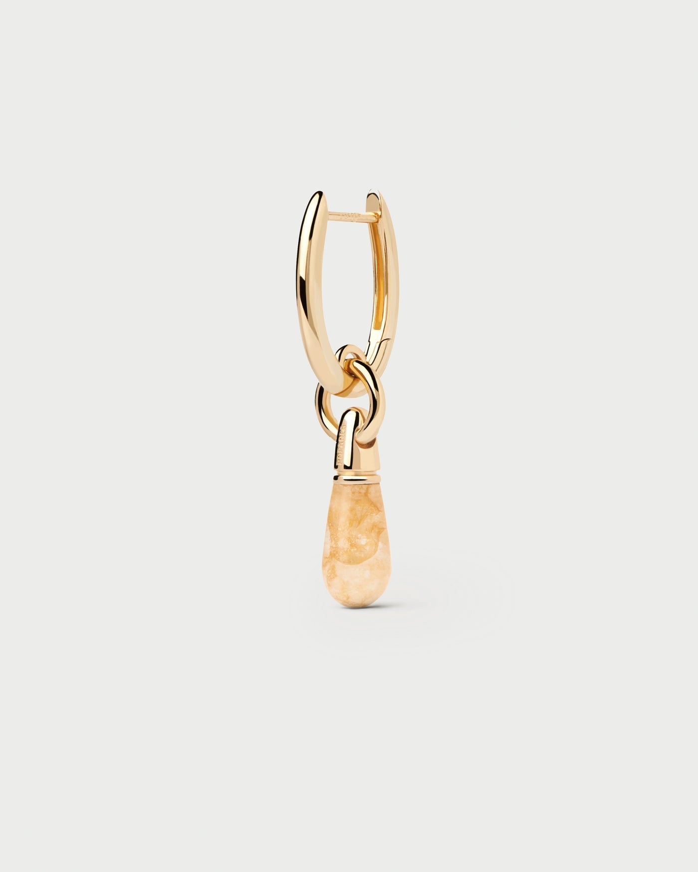 Piercing PD PAOLA Yellow Aventurine Jupiter Single Hoop PGB1-095-U