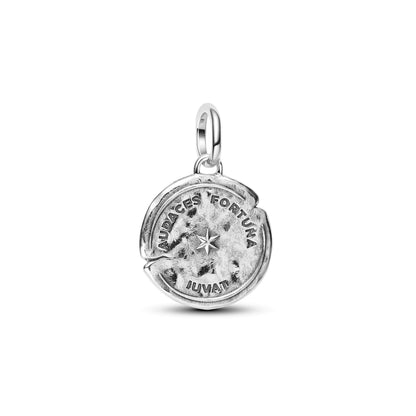 Charm Pandora Medallion Delfino "Audaces Fortuna Iuvat" - 794807C01