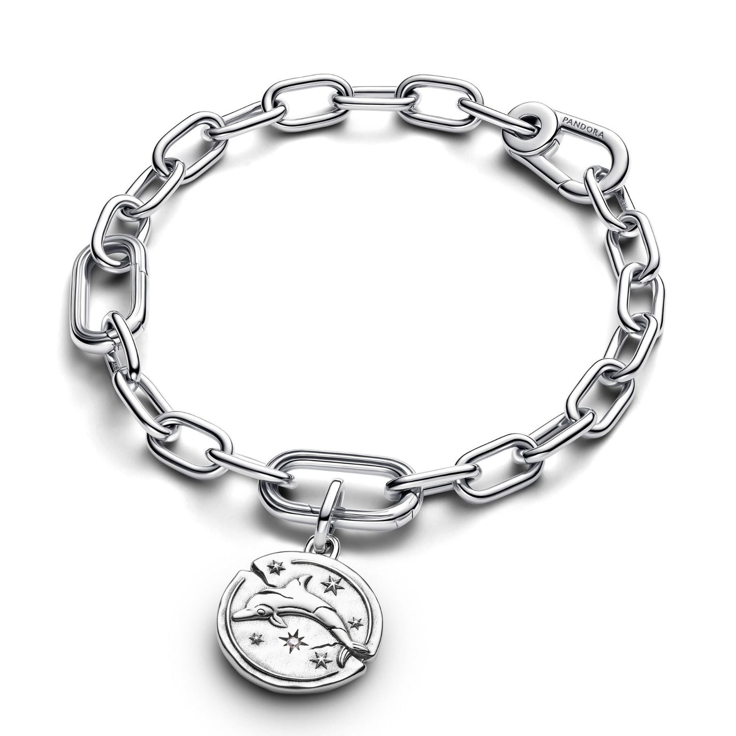 Charm Pandora Medallion Delfino "Audaces Fortuna Iuvat" - 794807C01