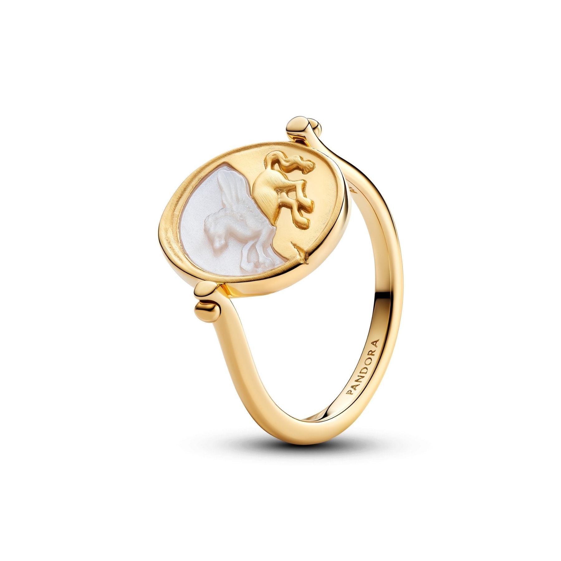 Anello Pandora Medallion Pegaso "Ex Animo" Reversibile - 164812C01
