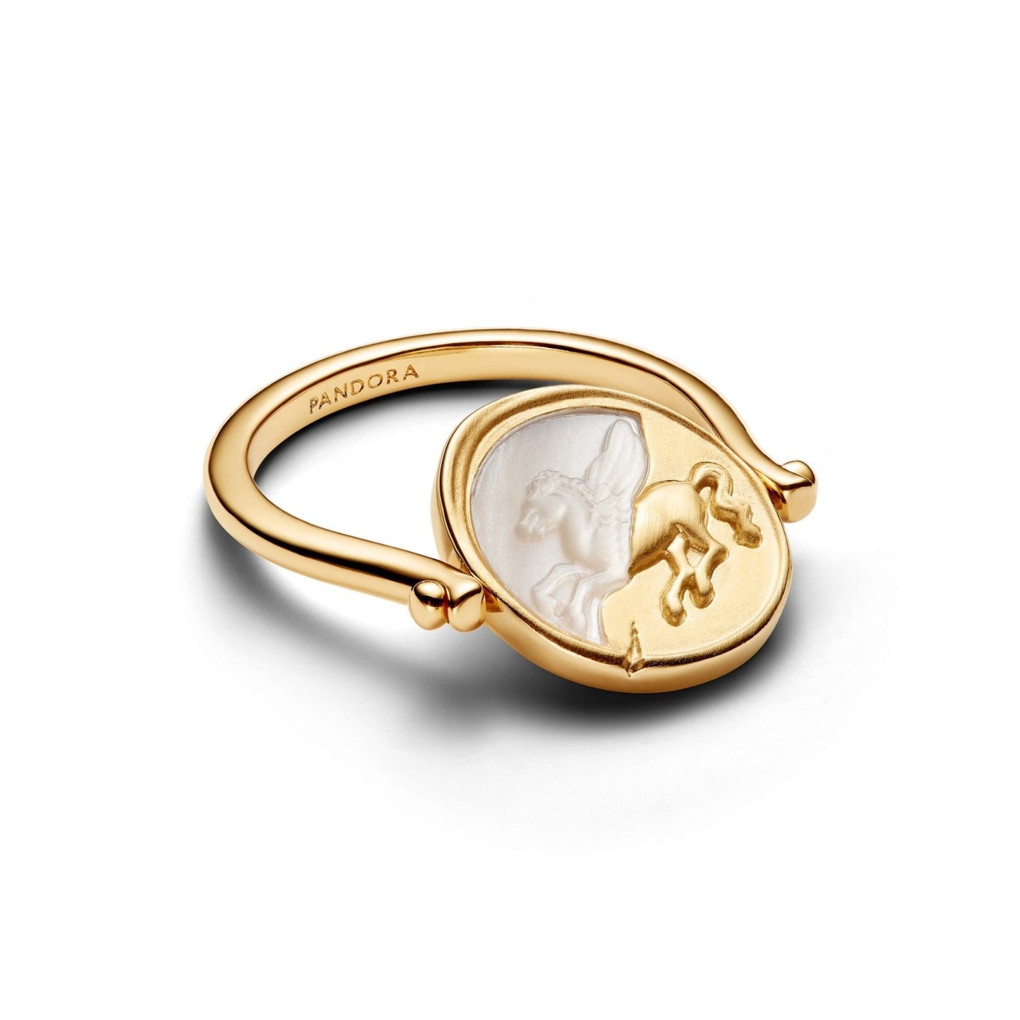 Anello Pandora Medallion Pegaso "Ex Animo" Reversibile - 164812C01
