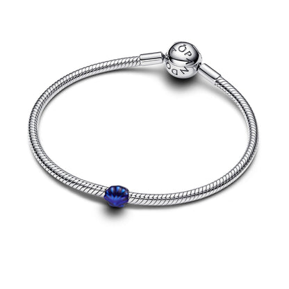 Mini Charm Pandora Conchiglia effetto metallico blu - 794898C01