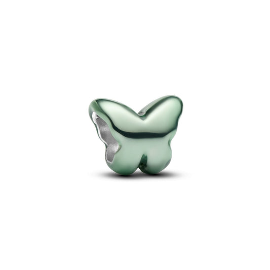 Mini Charm Pandora Farfalla effetto metallico verde - 794783C01