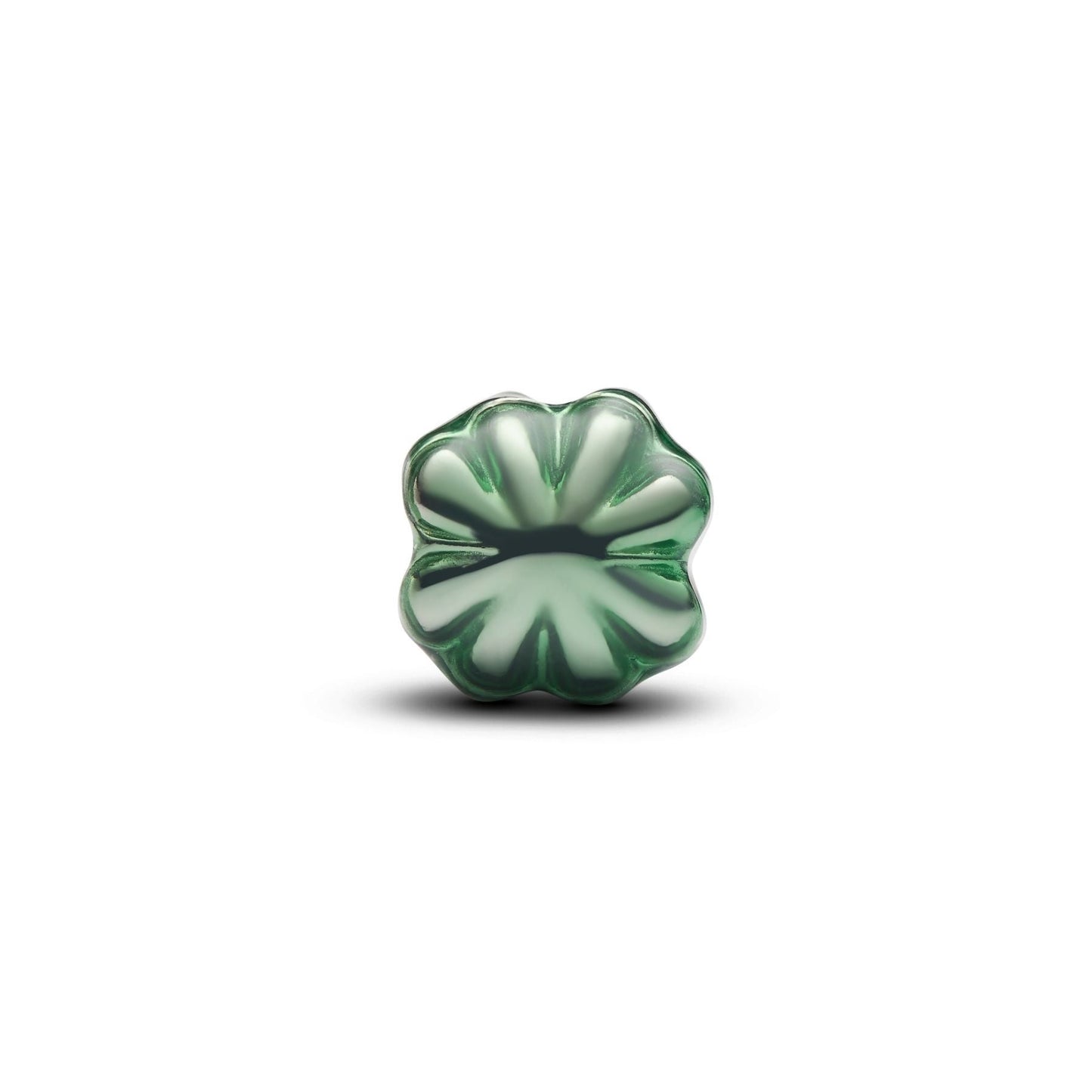 Mini Charm Pandora Quadrifoglio effetto metallico verde - 794817C01