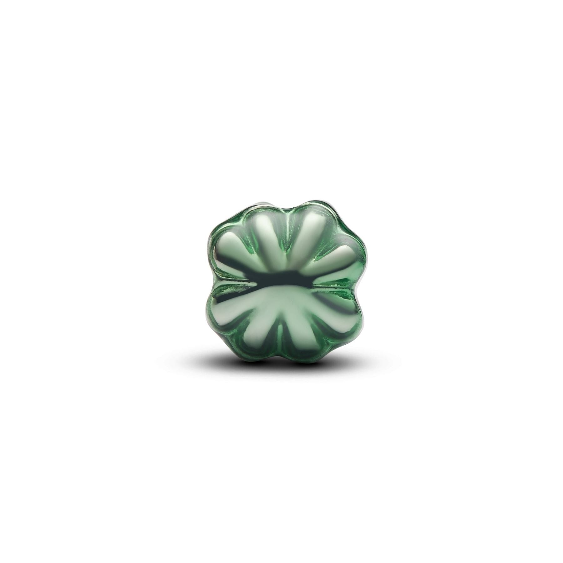 Mini Charm Pandora Quadrifoglio effetto metallico verde - 794817C01