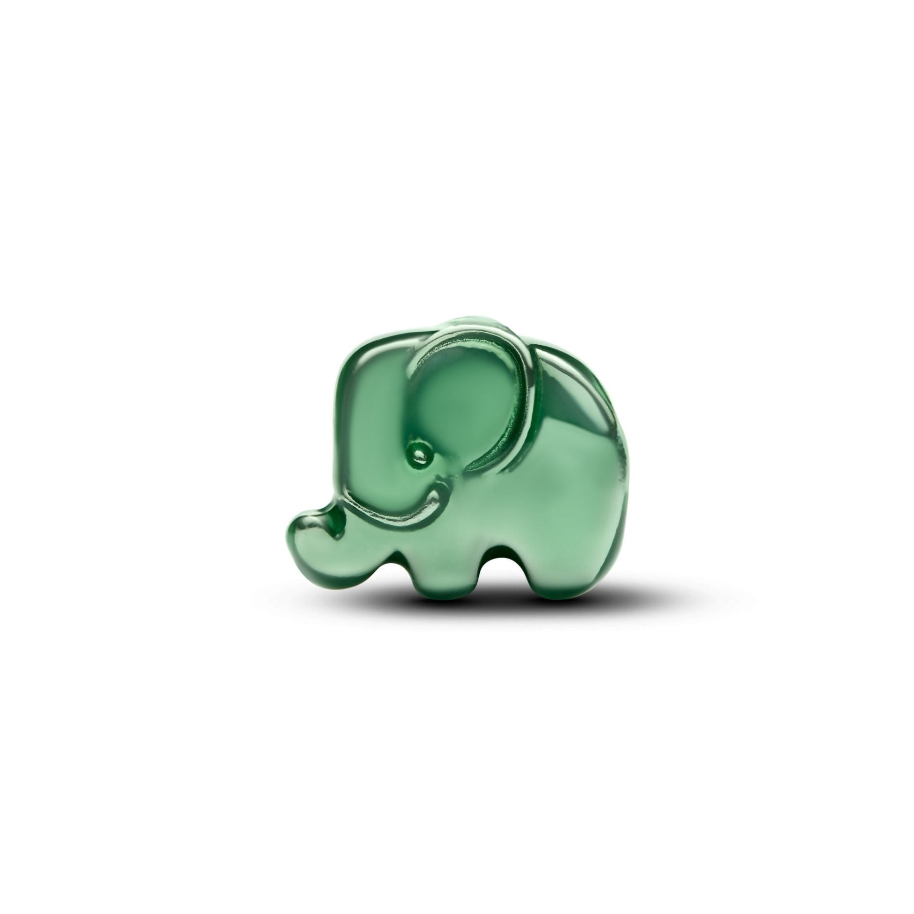 Mini Charm Pandora Elefante effetto metallico verde - 794901C01