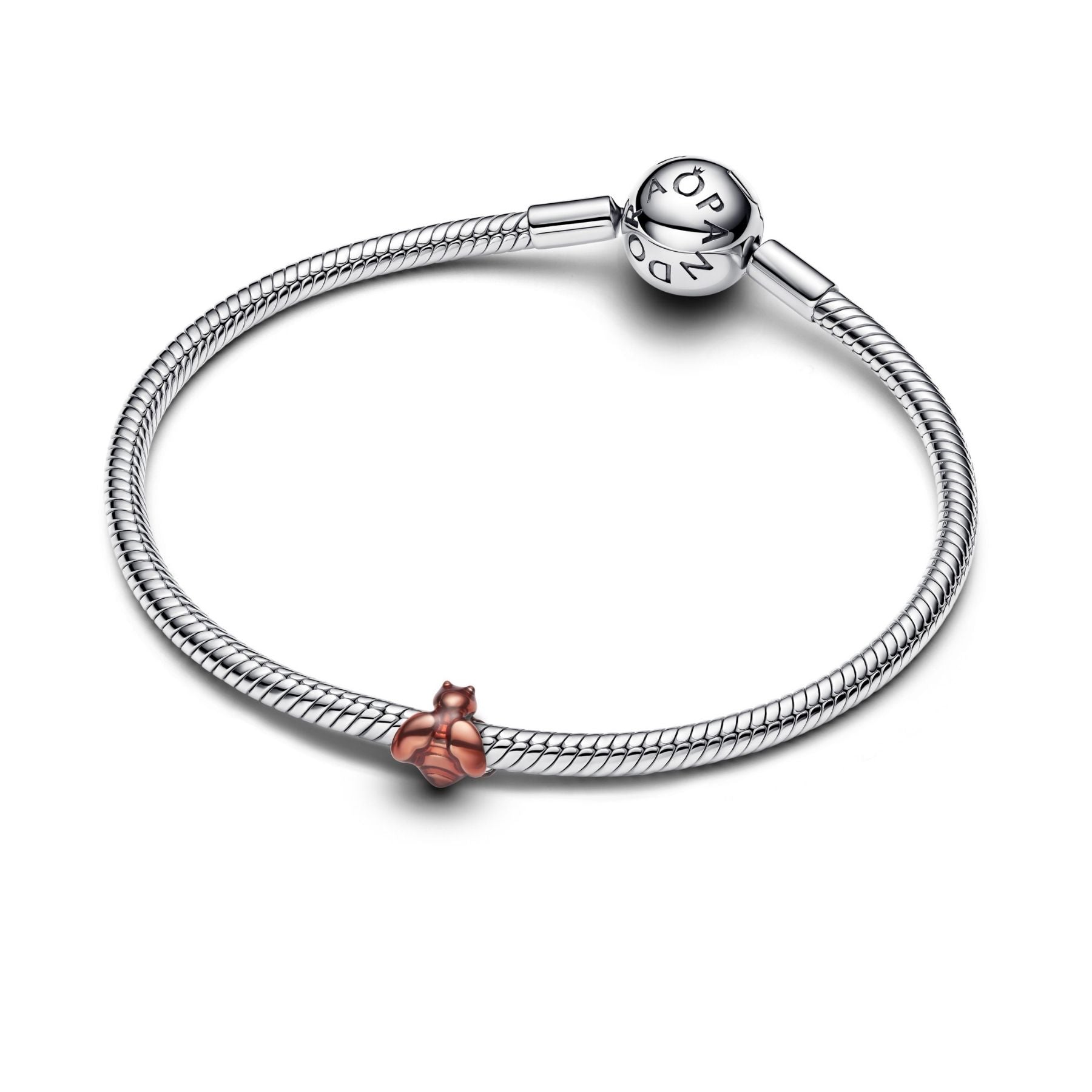 Mini Charm Pandora Ape effetto metallico arancione - 794903C01