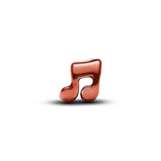 Mini Charm Pandora Nota Musicale effetto metallico arancione - 794902C01