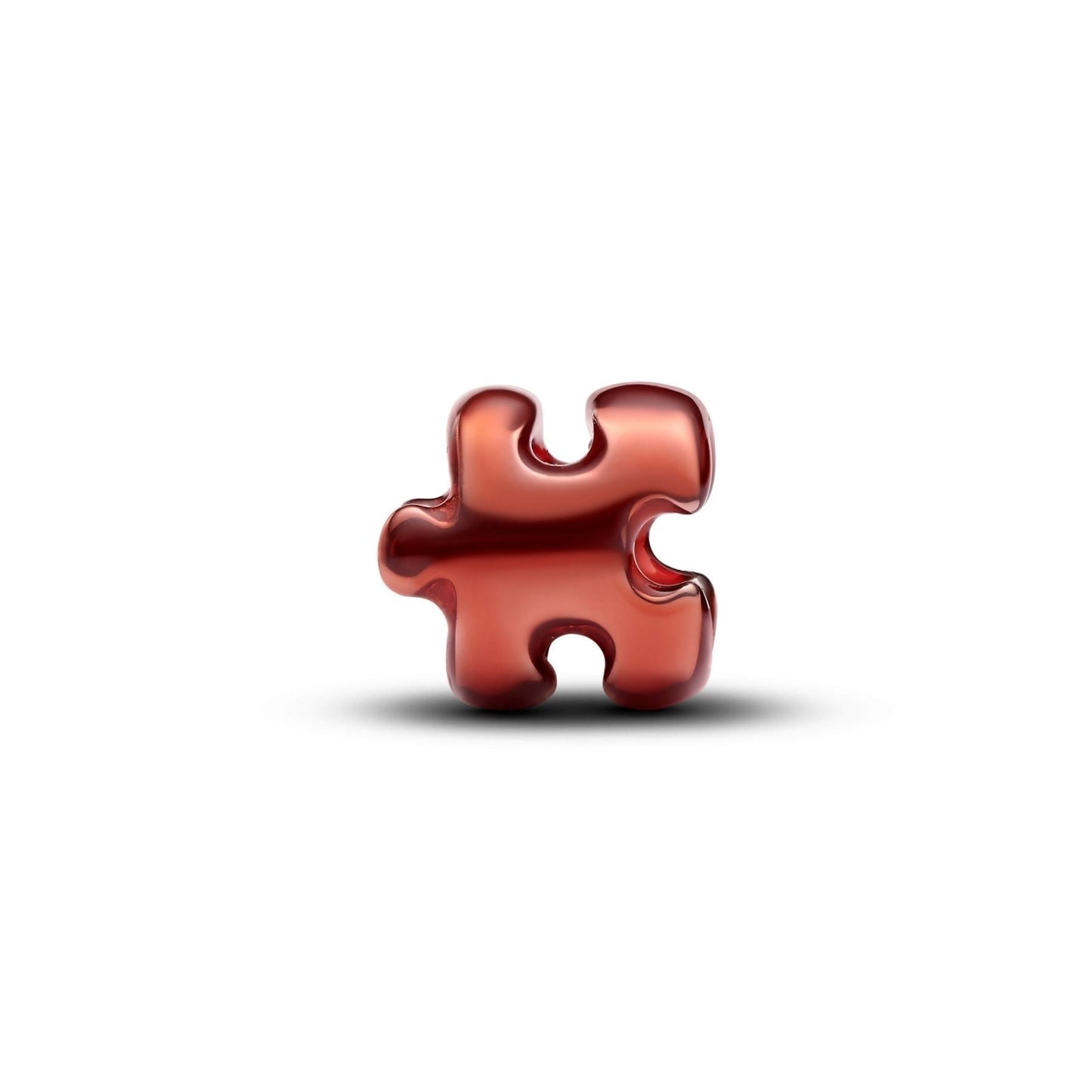 Mini Charm Pandora Puzzle effetto metallico arancione - 794816C01