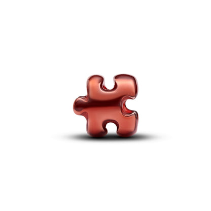 Mini Charm Pandora Puzzle effetto metallico arancione - 794816C01