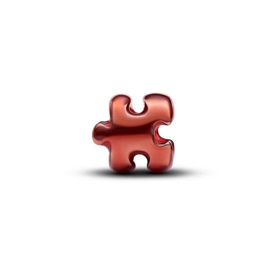 Mini Charm Pandora Puzzle effetto metallico arancione - 794816C01