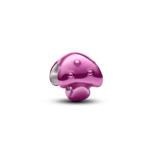 Mini Charm Pandora Fungo effetto metallico rosa - 794906C01