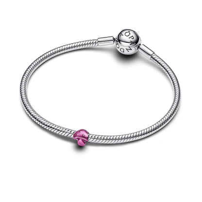 Mini Charm Pandora Fungo effetto metallico rosa - 794906C01