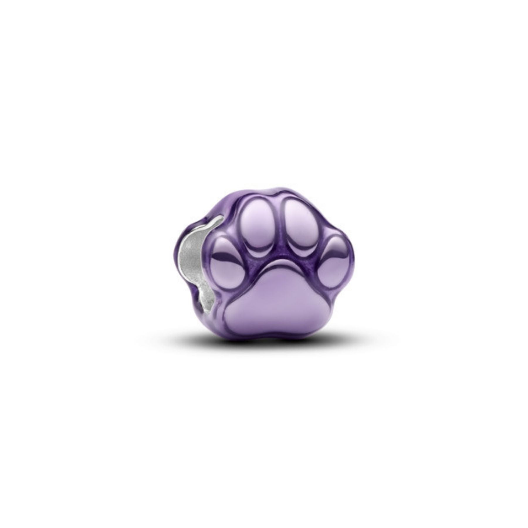 Mini Charm Pandora Zampa effetto metallico viola - 794782C01